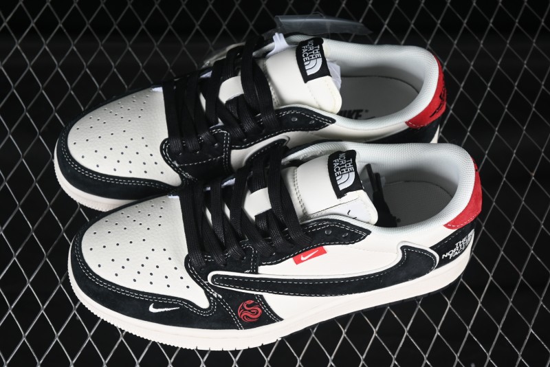 Nike Travis Scott x Fragment Design x Air Jordan 1 Low OG SP AJ1 Low Top Casual Sneakers - SJ2068-146