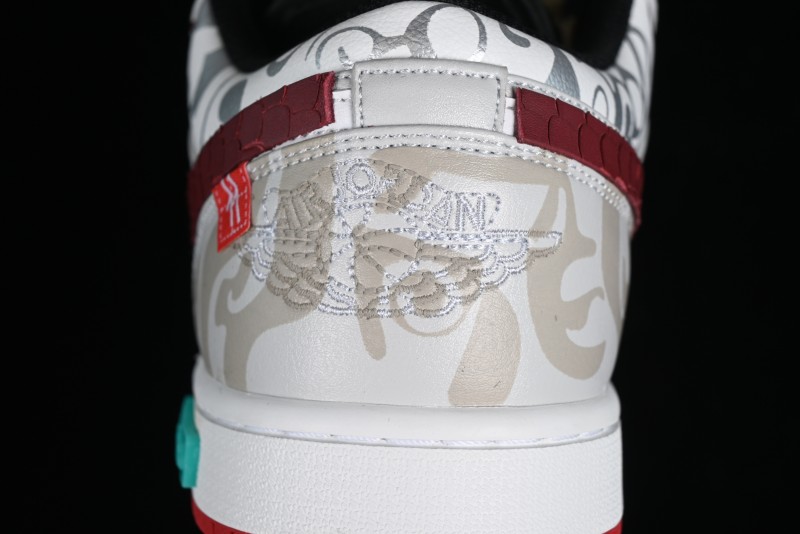 Nike Air Jordan 1 Low AJ1 CNY Year of the Dragon Limited Edition 'Mischievous Panda' Retro Basketball Shoes - 553558-066