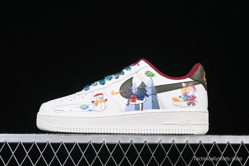 Nike Air Force 1 '07 Low Custom Christmas Party Casual Sneakers - DM0970-132