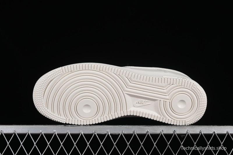 Nike Air Force 1 '07 Low Classic Khaki Mini Swoosh Starry Sky Low-Top Casual Sneakers - MJ0319-027