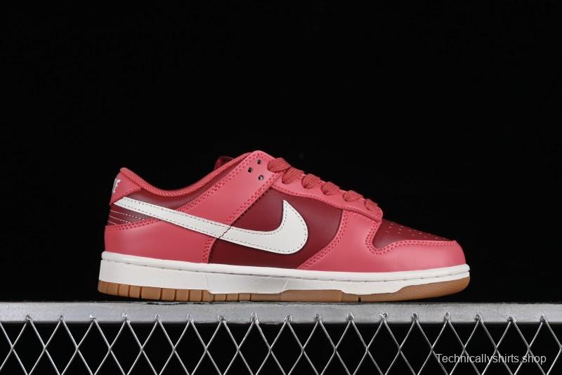 Nike Dunk Low SB Casual Sneakers in Strawberry Bear Colorway - DD1503-603