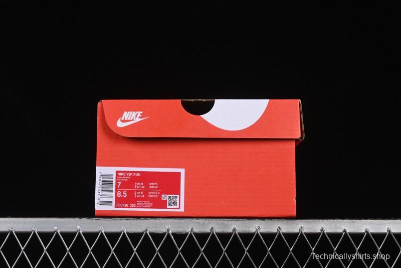 Nike Runtekk V2K Retro Low-Top Running Shoes with Cushlon Foam Midsole - FD0736-202