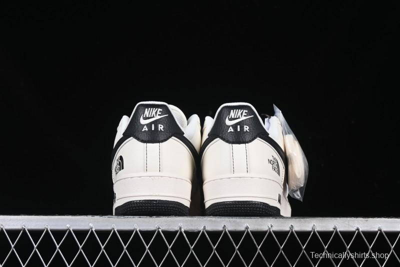 Nike Air Force 1'07 Low The North Face Collaboration Beige Black Red Label Casual Sneakers - BB7518-010