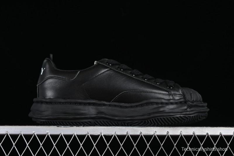 Wayne Original Sole Leather Low Sneaker with Melted Ice Cream Outsole - W.E5