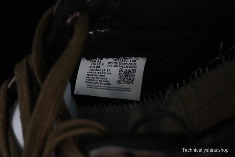 Nike Dunk Low Panda Prank Street Racing Electro Rust Distressed SB Strap Low-Top Casual Sneakers - DD1391-100