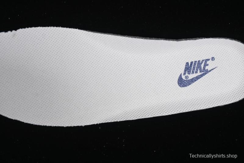 Nike Air Force 1 '07 Low Stussy Collaboration Light Blue White Transparent Swoosh Low-Top Casual Sneakers - DM6688-055