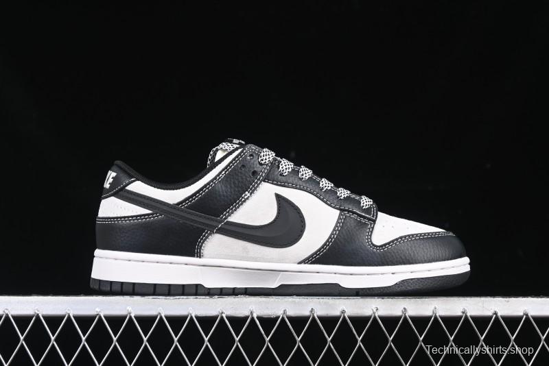 Nike SB Dunk Low The North Face Graffiti Black Swoosh Anniversary Custom Low-Top Casual Skate Shoes - DM6868-028