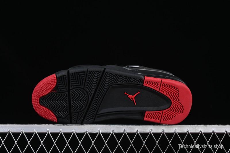 Nike Air Jordan 4 Remastered Sneakers with Textile Mesh, Leather and Suede Upper - FQ7939-060