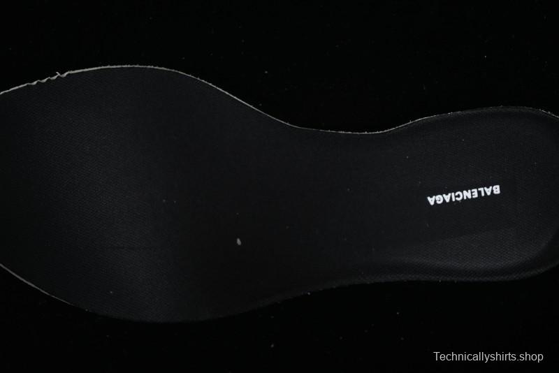 Balenciaga Monday Leather Round Toe Lace-Up Low-Top Casual Shoes - WDTSC1000