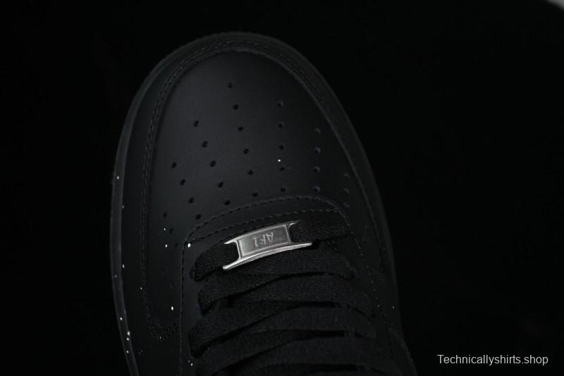 Nike Air Force 1 '07 Low Casual Sneakers with Black Splatter Design - ZH0316-046
