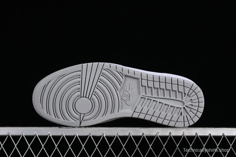 Nike Air Jordan 1 Low AJ1 Grey Black Low Top Casual Sneakers - CZ0790-110