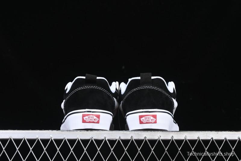 Vans Knu Skool DR Black White New Series Chunky Sneakers - VN000CZUVE9