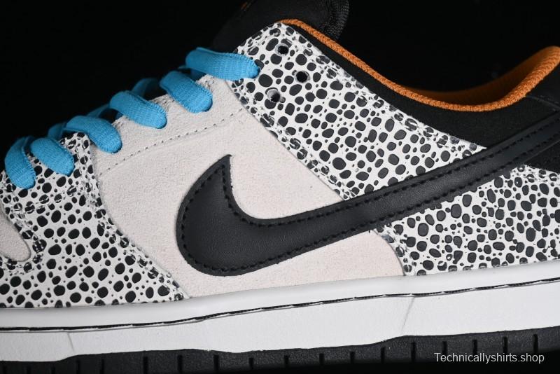 Nike SB Dunk Low Safari "Olympics" Stone Pattern SB Low Top Casual Sneakers - FZ1233-002