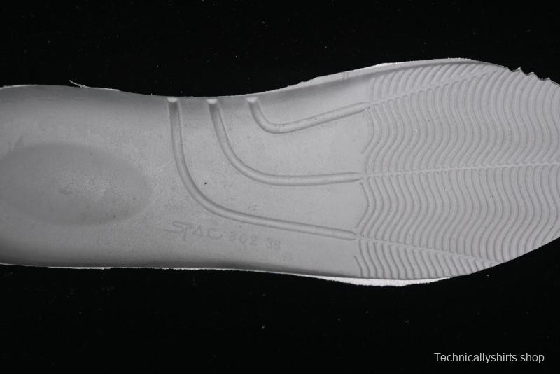 Alexander McQueen Oversized Sneakers with Mirror Silver Heel - White Leather Lace-Up Shoes