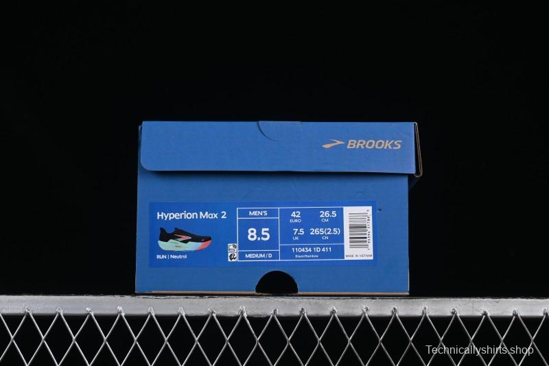 Brooks Hyperion Max 2 Cushioned Racing Marathon Running Shoes - 1104341D411