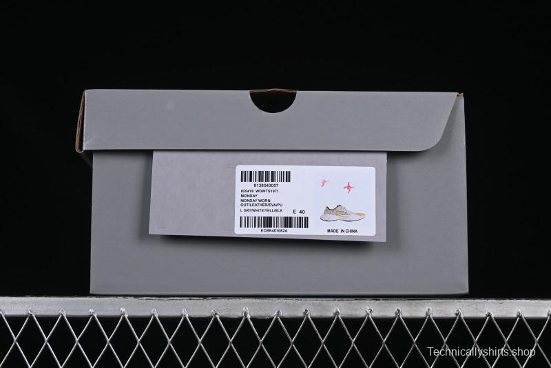 Balenciaga Monday Calf Leather Round Toe Lace-Up Low-Top Casual Shoes - WDWTS1971