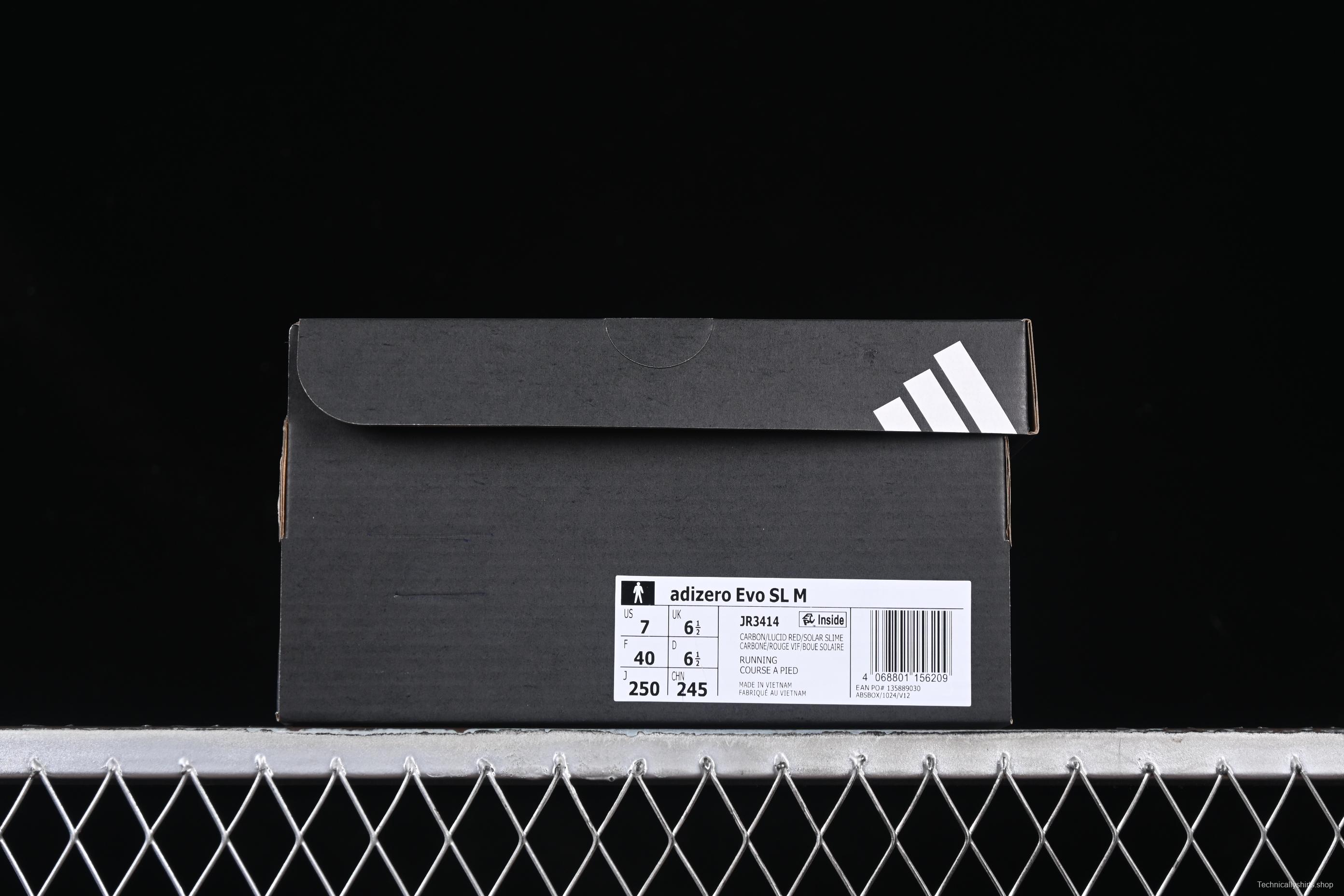 Adidas Adizero Evo SL Lightweight Breathable Cushioned Running Shoes - JR3414