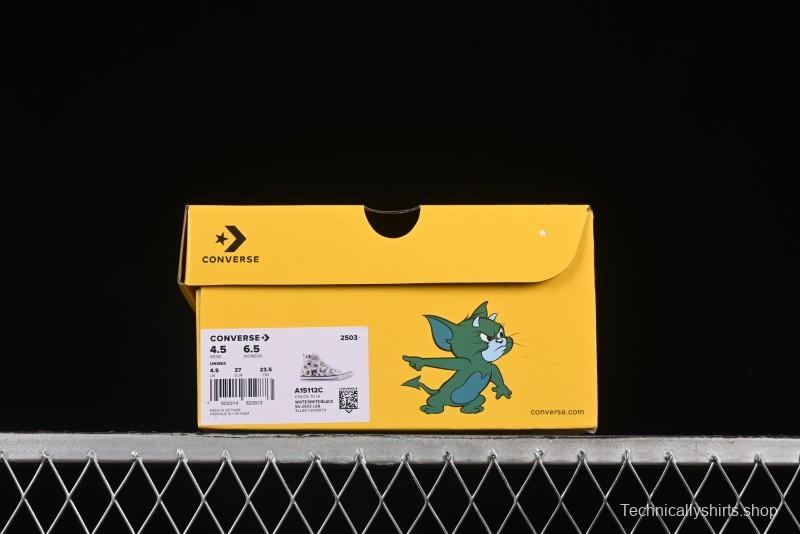 Converse All Star High Top Casual Sneakers with Tom and Jerry Theme - A15112C