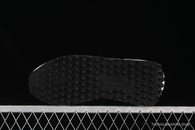 Golden Goose Marathon White Black Gold Comfortable Low-Top Lifestyle Sneakers - H8D4