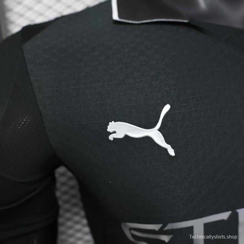 Player Version 25/26 Manchester City Black Away Jersey