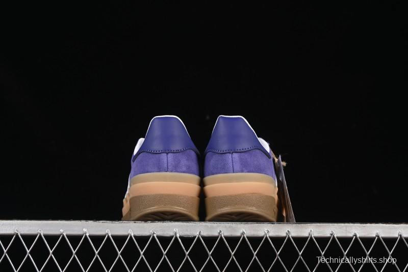 Adidas Originals Gazelle Bold IE0419 Low-Top Sneakers with Thick Sole for Casual Wear, Slip-Resistant and Durable