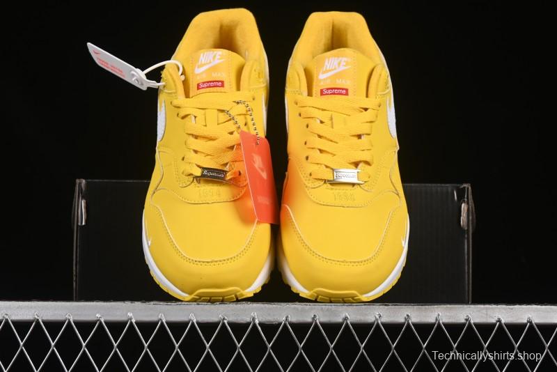 Nike Air Max 1 Retro Running Shoes with Half-Sole Air Cushion - HF8813-700