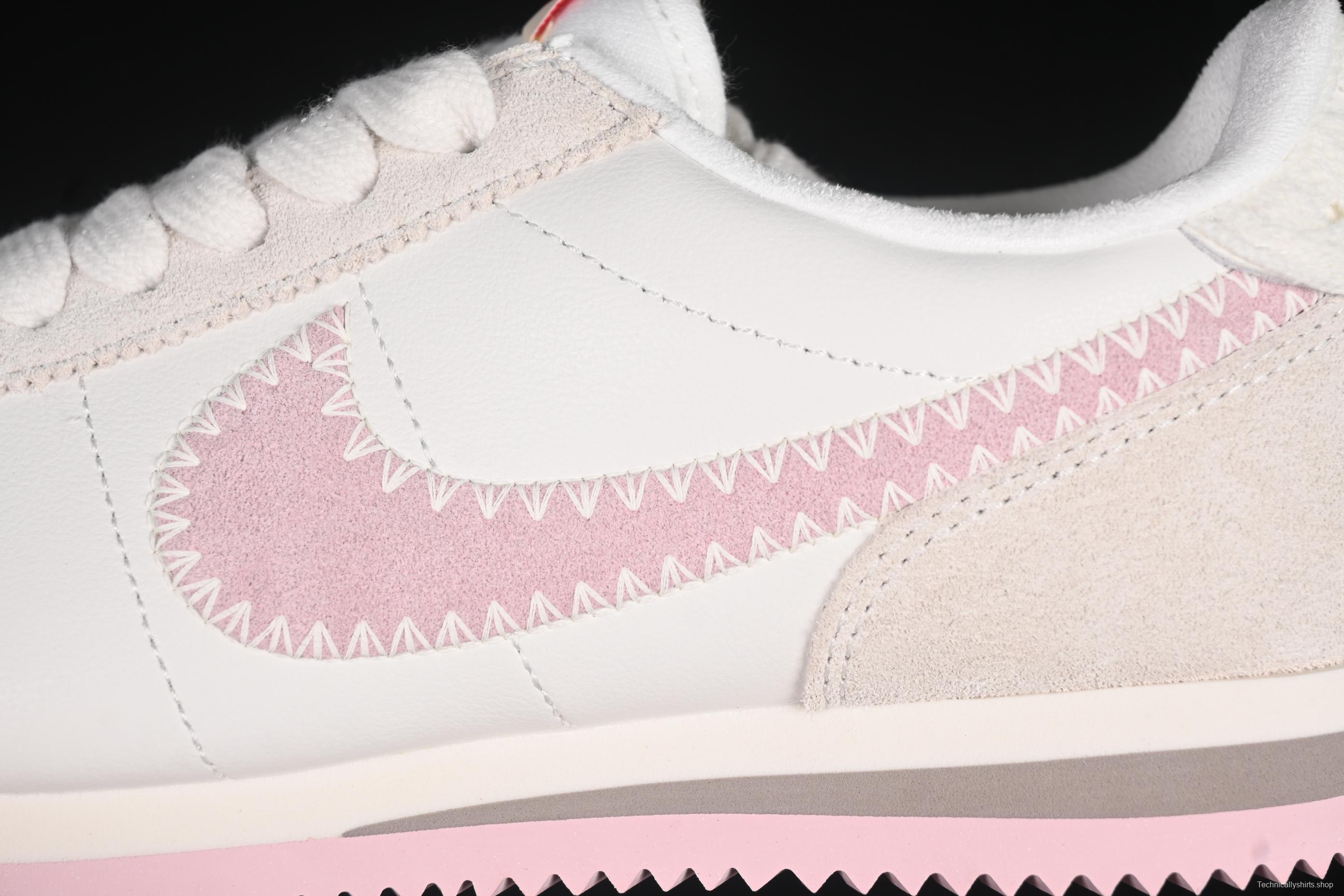 Nike Classic Cortez Leather Valentine's Day Forrest Gump Retro Original Leather Running Shoes - HV6012-161