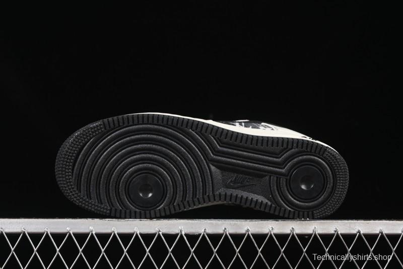 Nike Air Force 1 '07 Low LV Collaboration Cream Black Casual Sneakers - BZ6808-103