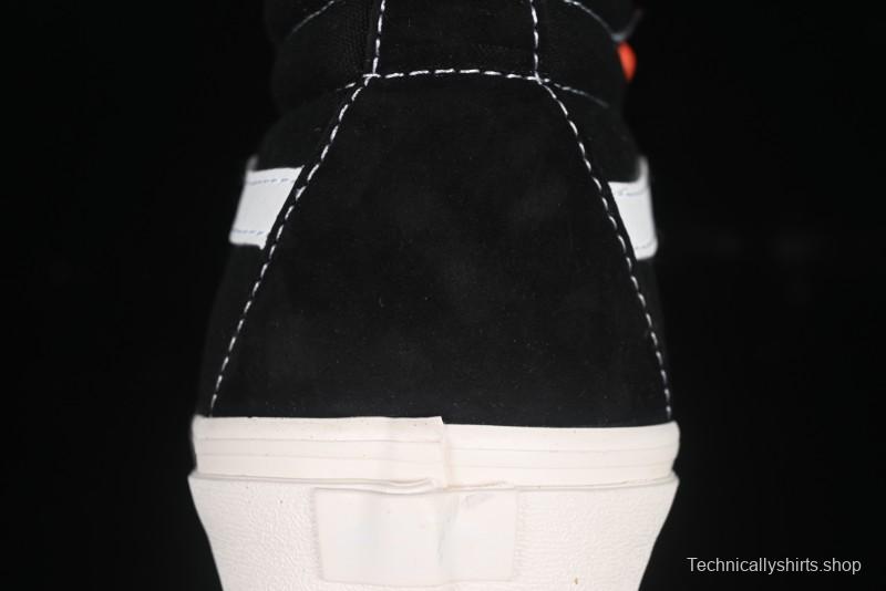Fear of God x Vans Sk8-Hi High-Top Sneakers in Minimalist Black/White - VN0A2XS1ML5