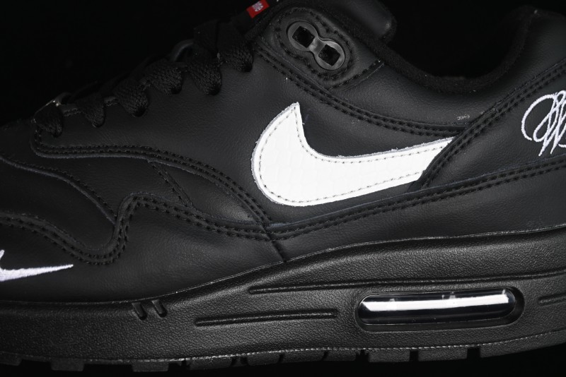 Nike Air Max 1 Retro Running Shoes with Half-Sole Air Cushion - HF8813-001
