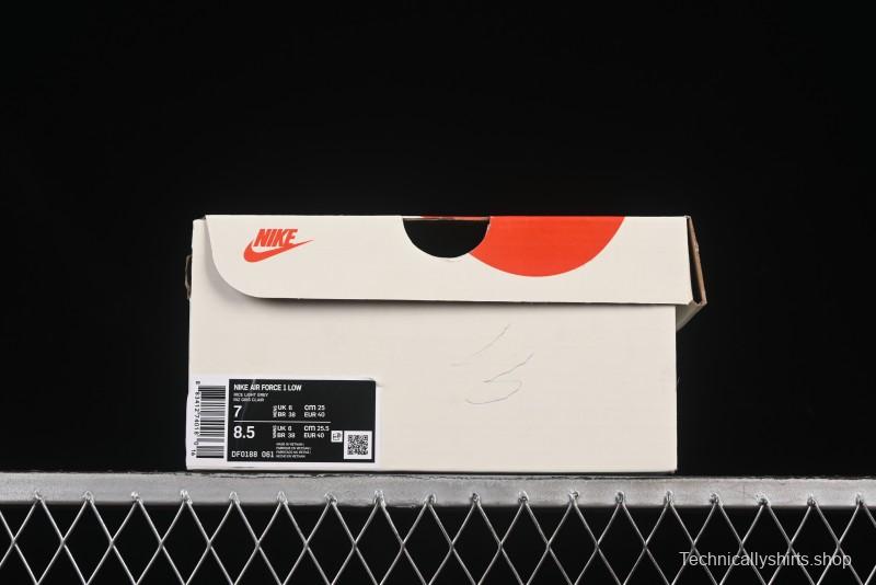 Nike Air Force 1 '07 Low BAPE Collaboration Beige Brown Graffiti Swoosh Casual Sneakers - DF0188-061