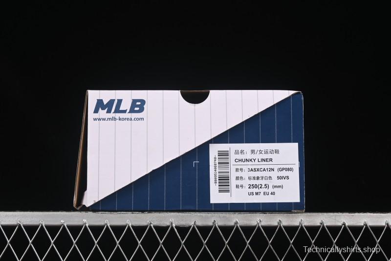 New York Yankees Chunky Liner Mid Denim Monogram Platform Sandals - 3ASXCA12N50IVS