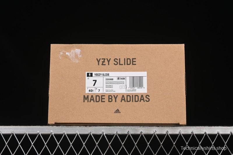 Adidas Yeezy Slide Comfortable Slippers with EVA Foam and Grooved Sole Design - ID5988