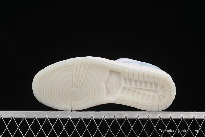 Nike Air Jordan 1 Low AJ1 Mint Blue Casual Lifestyle Sneakers - HJ5999-400