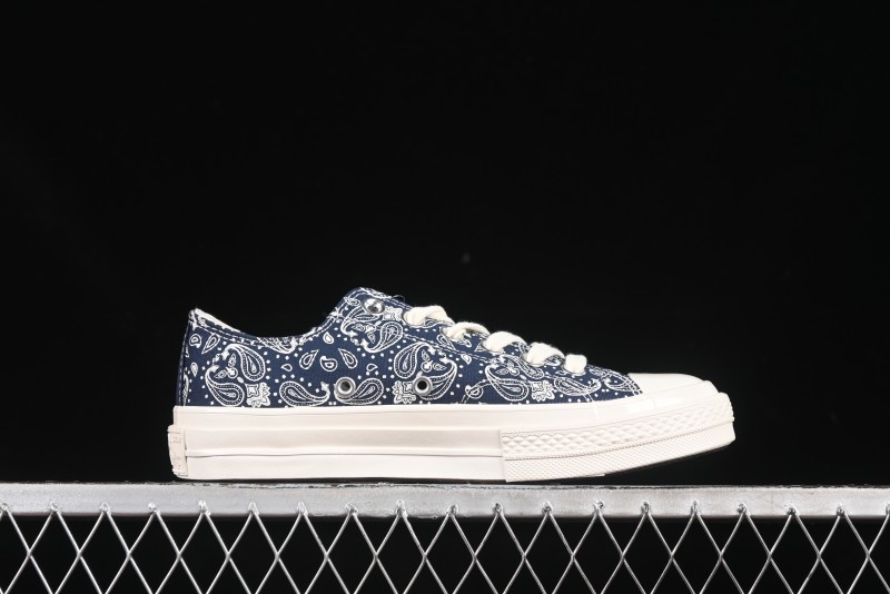 Converse Chuck 1970s Low Top Casual Sneakers with Paisley Pattern - A15751C