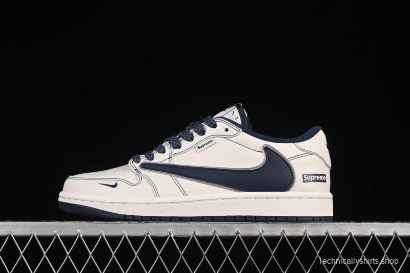 Nike Travis Scott x Fragment Design x Air Jordan 1 Low OG SP Casual Sneakers - DH0223-355