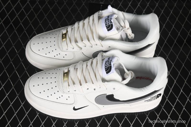 Nike Air Force 1 '07 Low The North Face Collaboration Beige Double Swoosh Casual Sneakers - AM1588-006