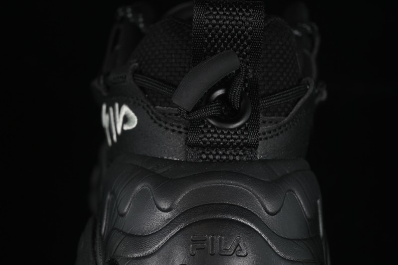 Fila Heritage Fluid Cat Paw 5.0 Retro Dad Shoes with Lace-Up Design - F12M412105FBK