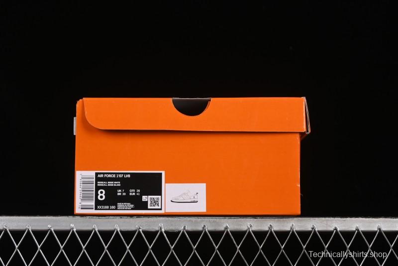 Nike Air Force 1 '07 Low LV Collaboration Black Swoosh Logo Casual Sneakers - XX3168-160