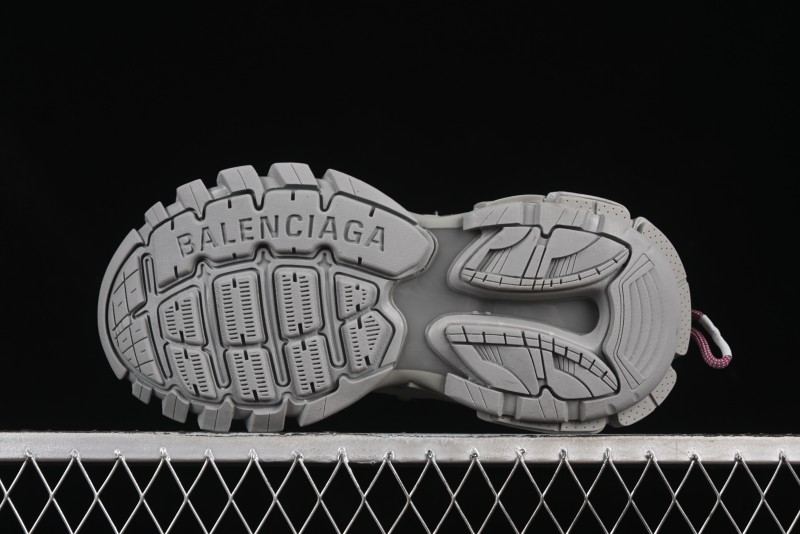 Balenciaga Track Sneaker Tess s.Gomma Res BI ALV/TIS EFF NUBUK/TIS E Waterproof Running Shoes - WTRHK1013