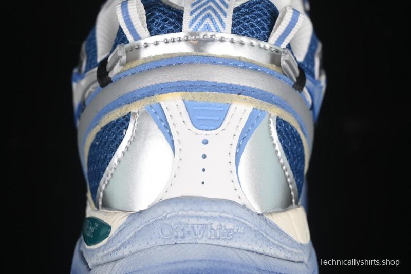 Off-White Be Right Tie-Dye Blue Low-Top Lifestyle Casual Shoes - X.E5