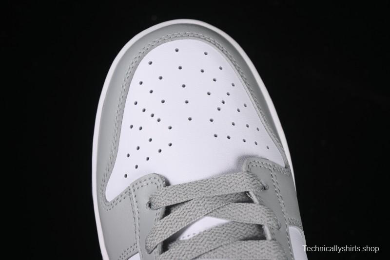 Nike SB Dunk Low White Grey Low-Top Casual Skate Shoes - HF5441-105