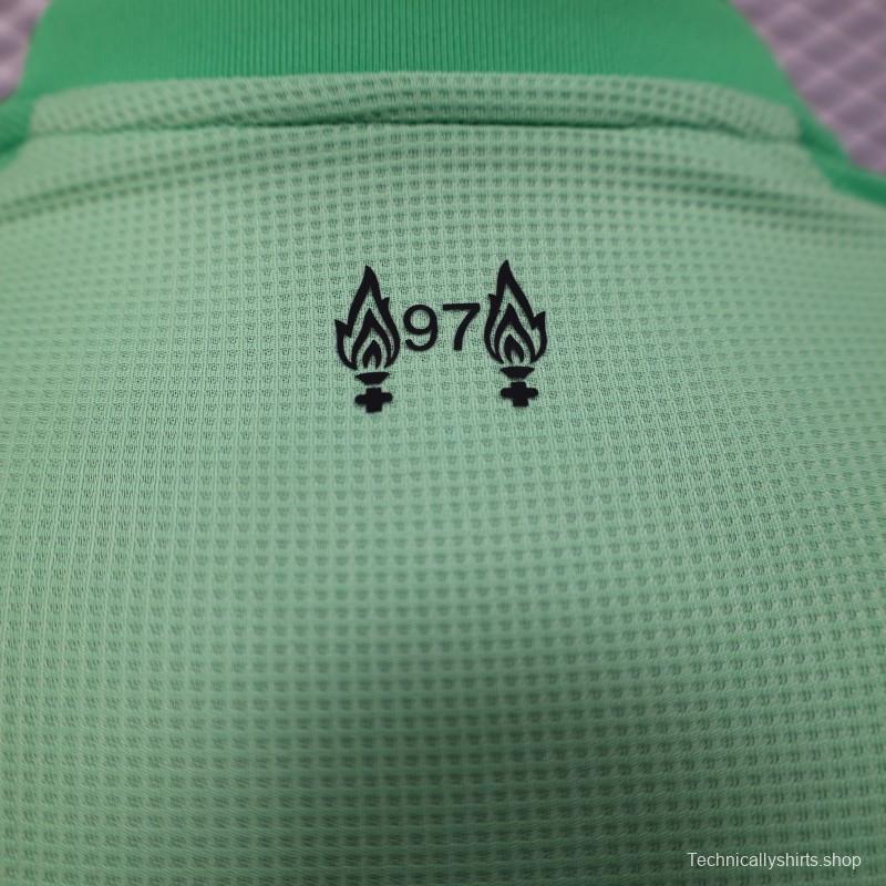 Player Version 25/26 Liverpool Green Goalkeeper Jersey