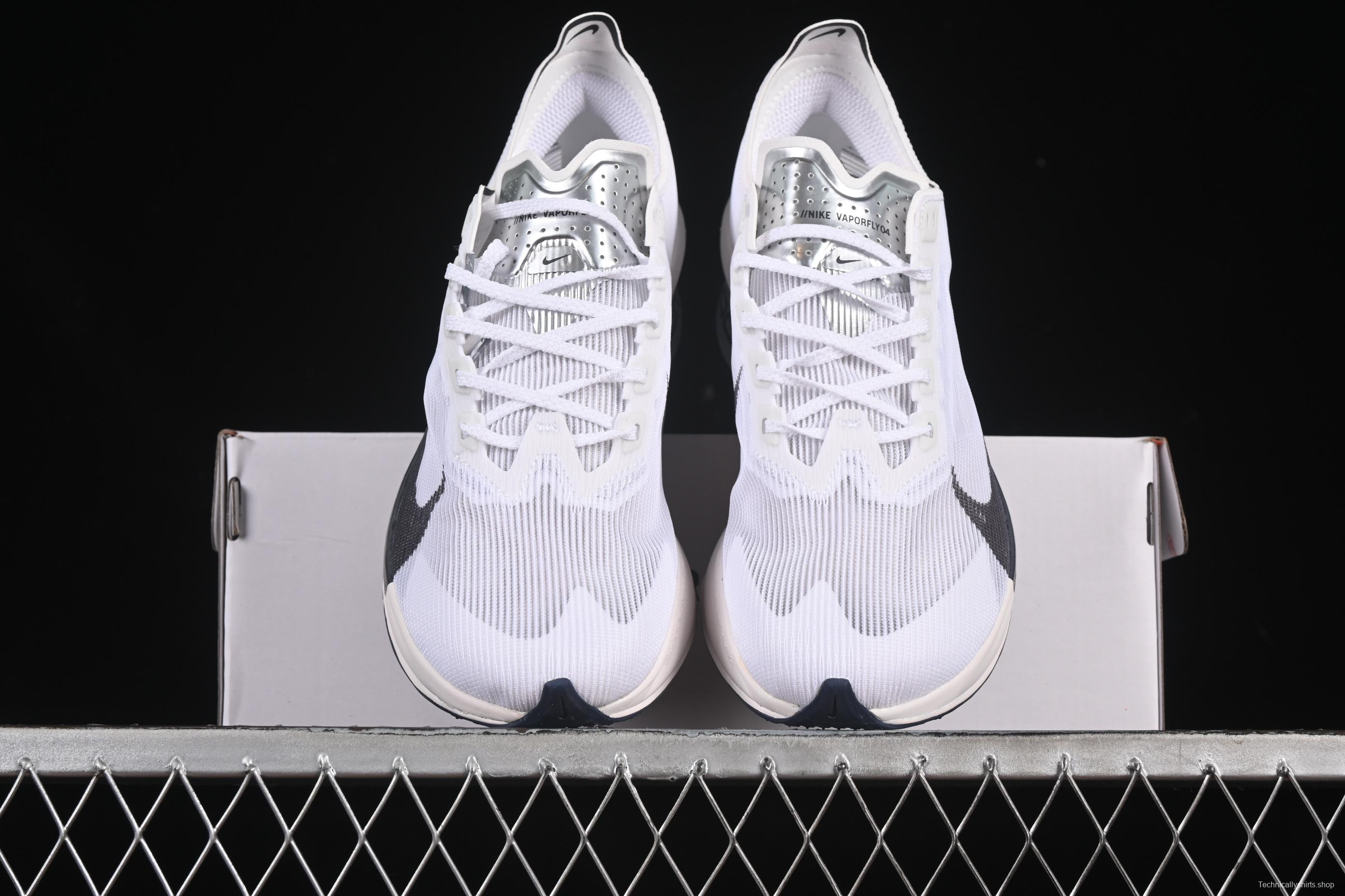 Nike ZoomX Vaporfly NEXT% 4 Marathon Series Road Racing Ultra-Light Cushion Running Shoes - HF6414-100