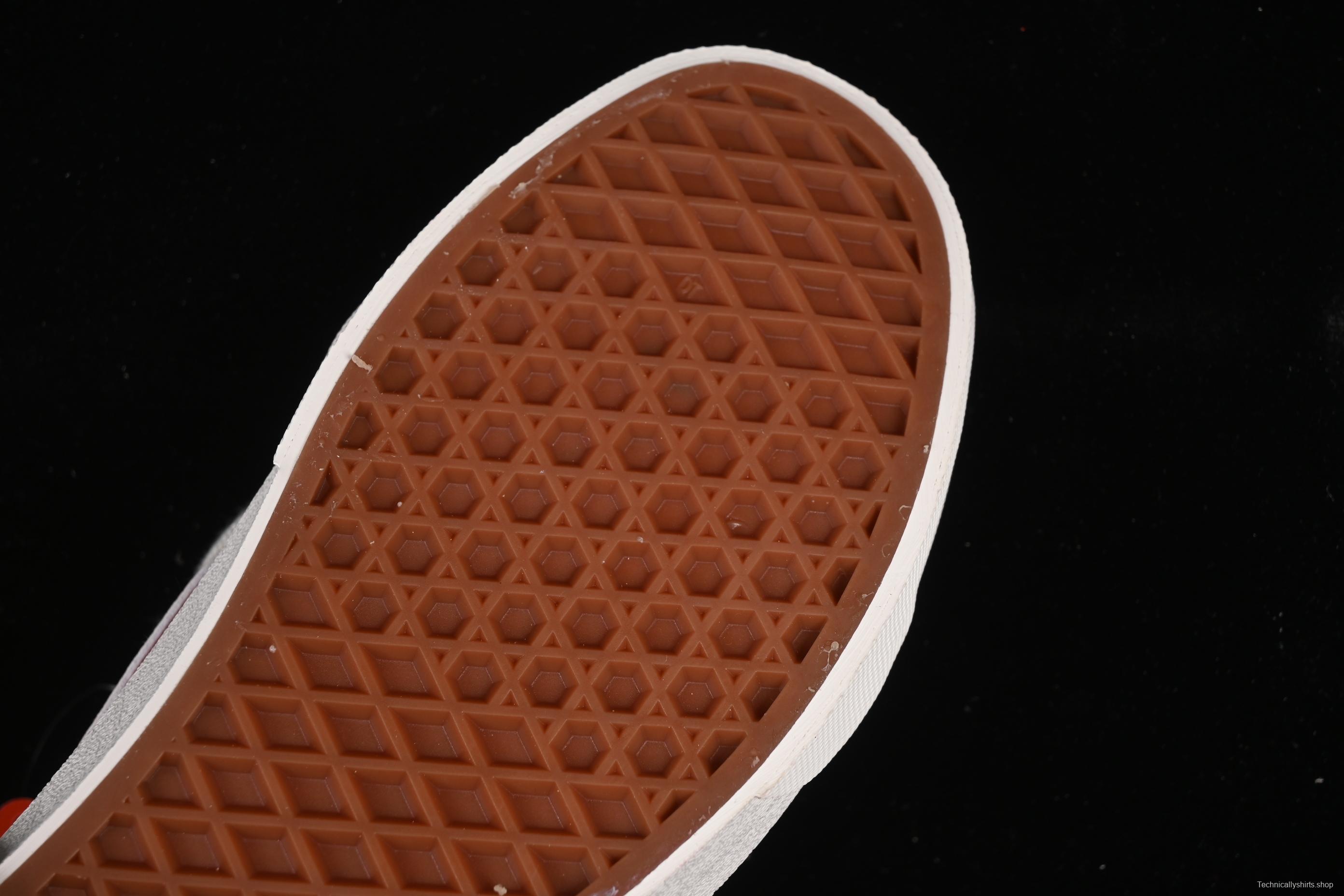 Vans Sk8-Low White Red Anti-Slip Casual Skate Shoes - VN0A4UWIXGJ