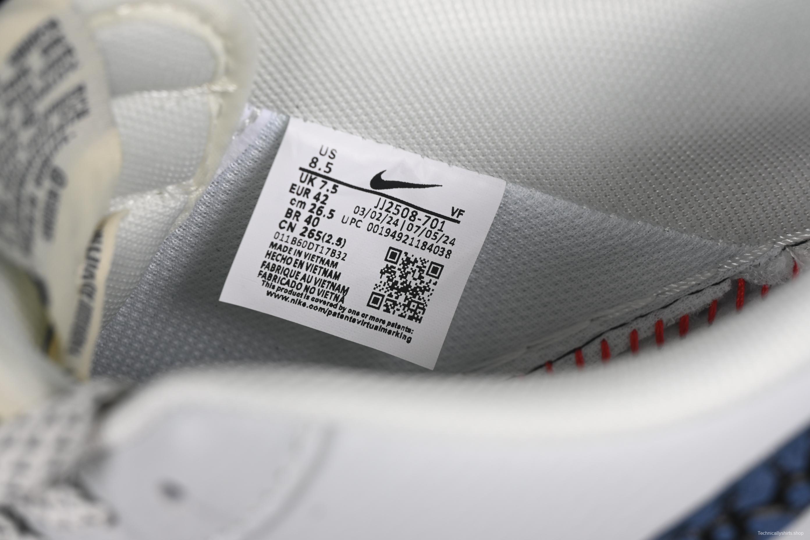 Nike Air Force 1 '07 Low LV Collaboration Blue Stone Grain Casual Sneakers - JJ2508-701