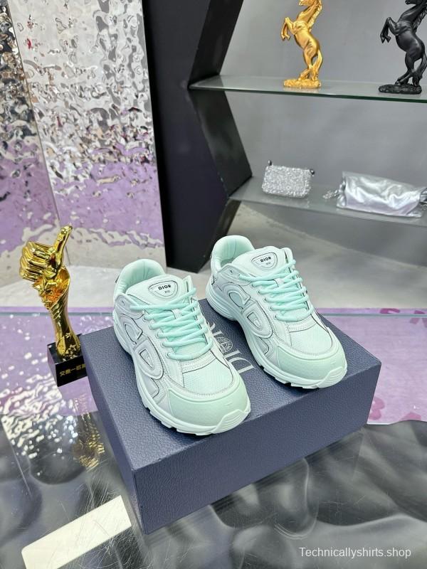 2024 Unisex Dior Stone Island Mint White Mesh B30 Sneakers MJ00330
