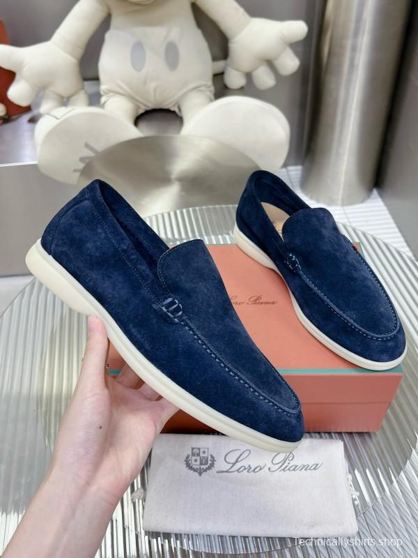2024 Men Le Parmentier navy suede loafers