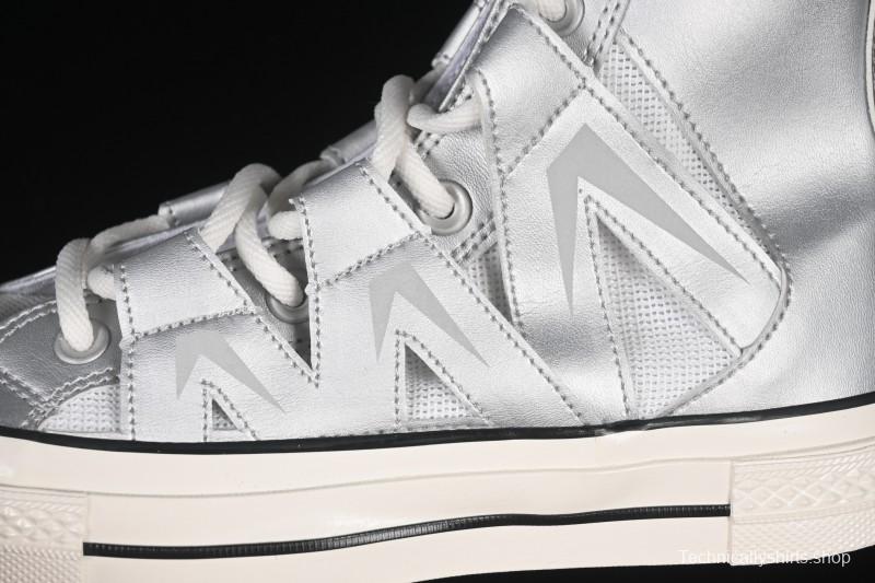Converse Chuck 1970s Future Silver High-Top Casual Sneakers - A15187C