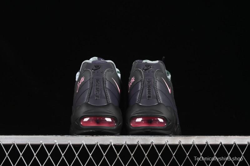 Nike Air Max 95 Retro Cushioned Running Shoes with Air-Sole Unit - FB2709-001